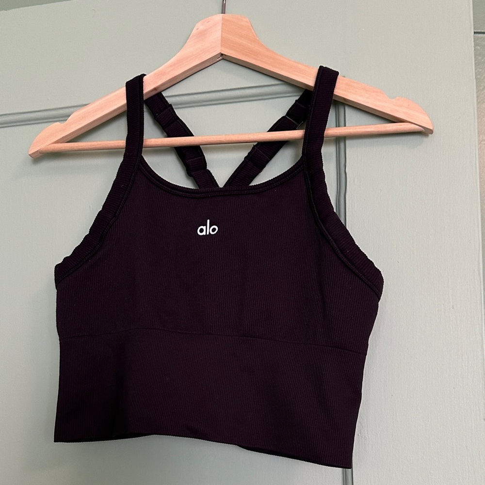 ALO Seamless Ribbed Bra Tank